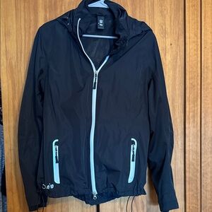 Women's Black Jacket with White Accents